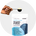 A hand holding a scoop of protein powder above a bag labeled Unflavored Organic Protein by Clean Living. The bags design includes illustrations of almonds, chia seeds, pumpkin seeds, sunflower seeds, and pea protein.