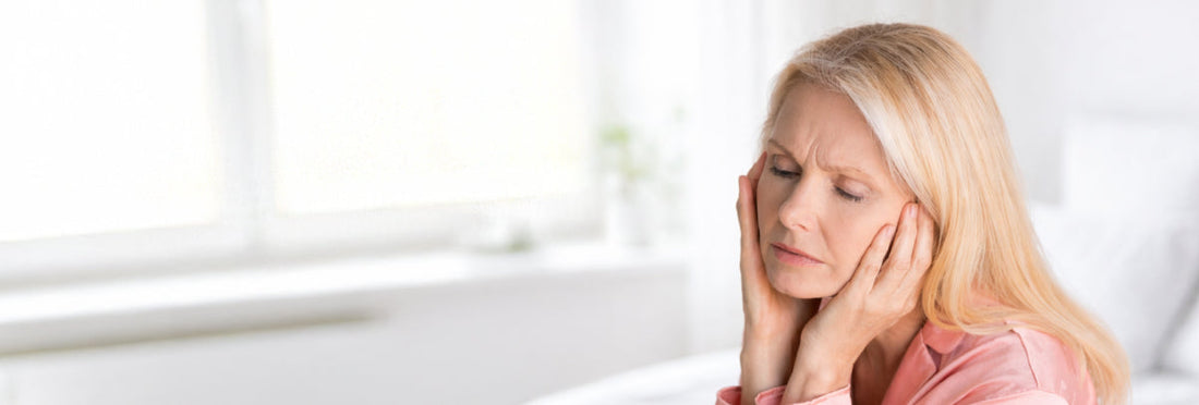 Woman with a headache