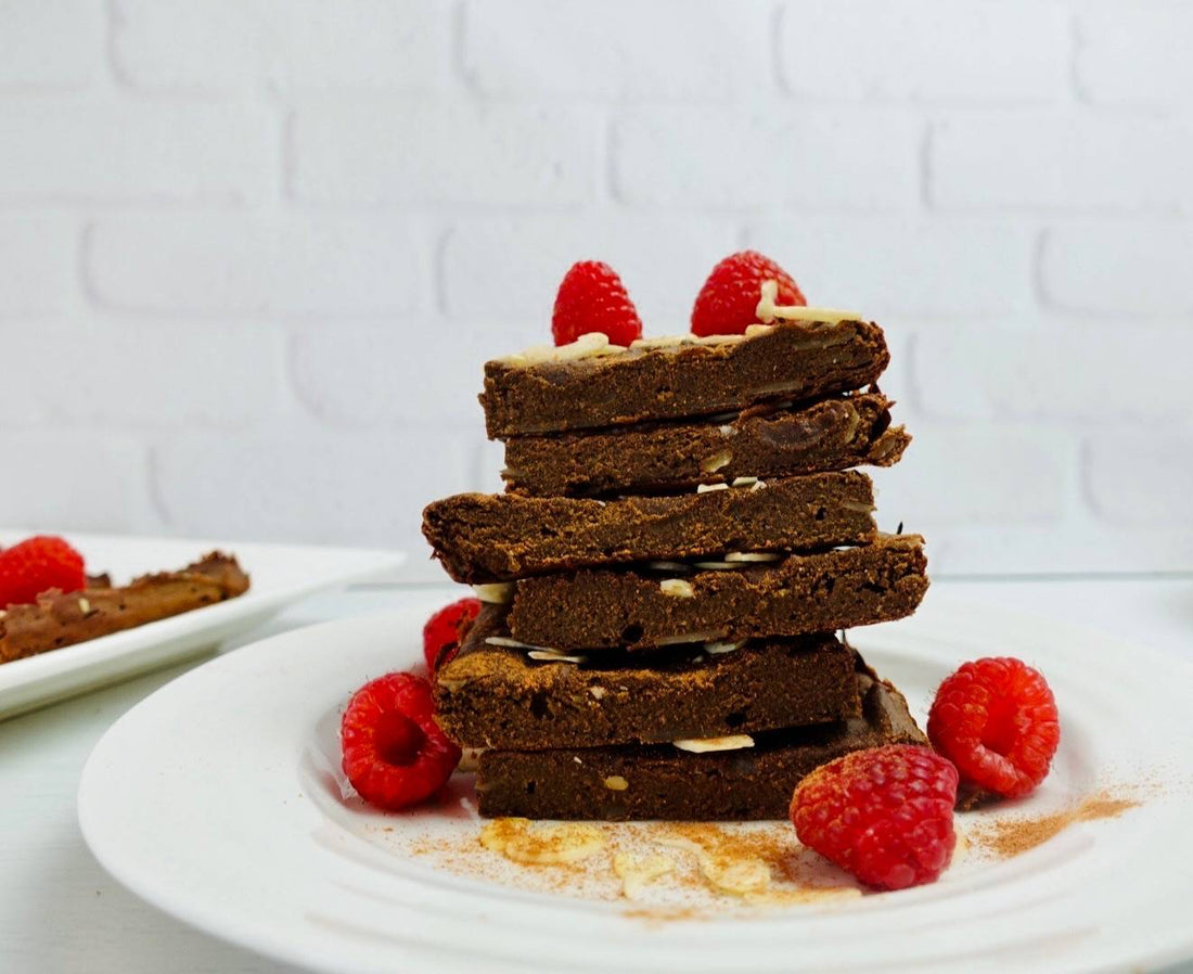 Plant-Based Chocolate Banana Protein Brownies