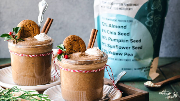 Gingerbread Protein Smoothie Bowl Recipe