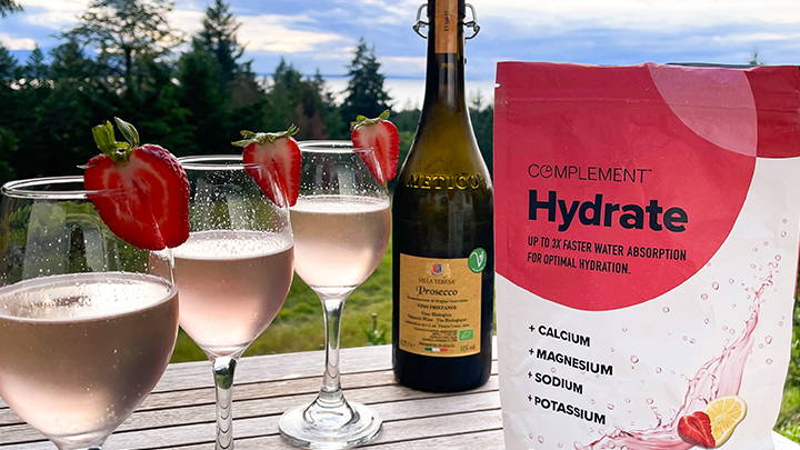 Complement Hydrate Electrolyte Strawberry Mimosa Recipe
