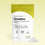 A white and yellow pouch labeled “Complement Creatine” stands upright, with white creatine powder spilled beside it. Text highlights benefits like energy, muscle growth, and cognition. The background is a light gradient.
