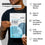 A person holds a bag of Complement Unflavored Organic Protein. Text highlights benefits: helps build muscle, easy to digest, no fillers, transparent ingredients, and heavy metals tested. Serving size is 3 heaped tablespoons.