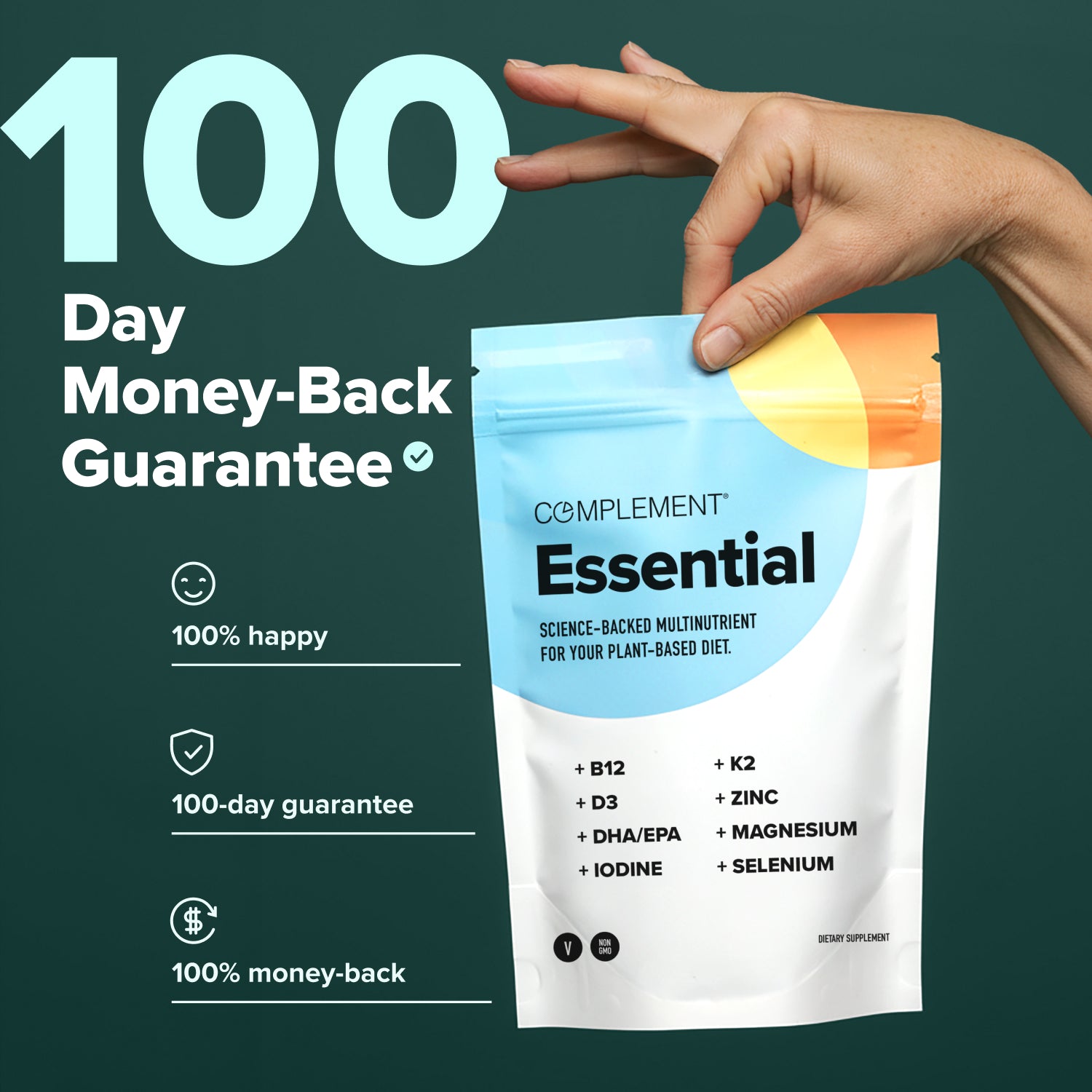 Complement Supplement Complement Essential | Plant-Based Multivitamin