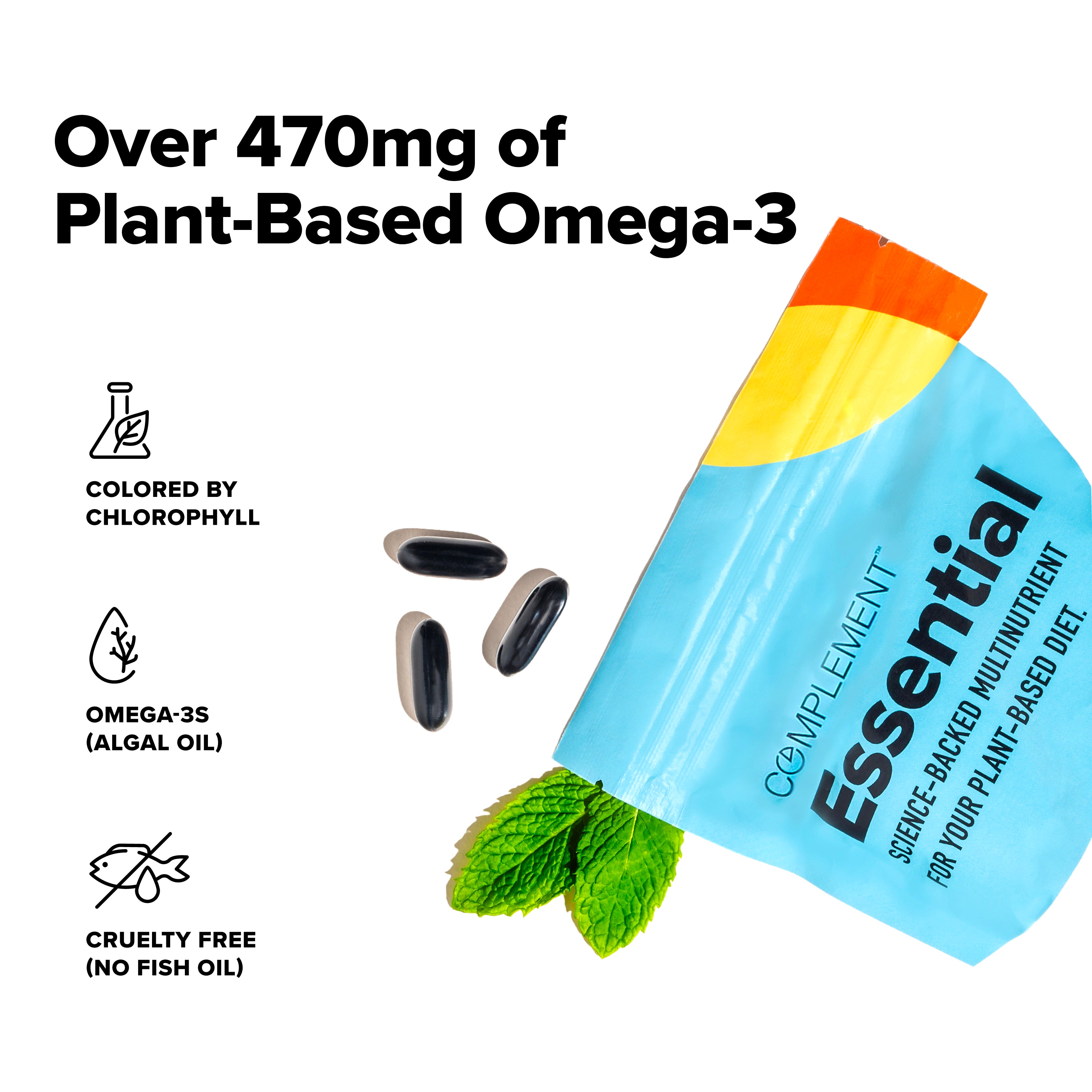 Complement Supplement Complement Essential - The Best Vegan Multivitamin for Plant-Based Eaters