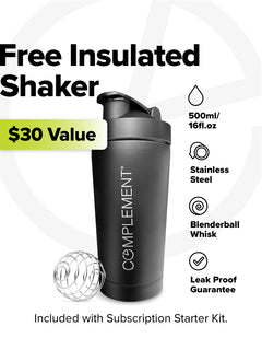 Creatine comes with a Free Insulated shaker