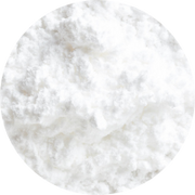 A close-up image of a fluffy white magnesium powder.