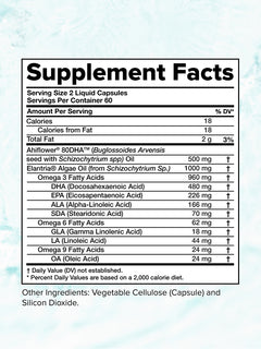 Omega Complex - Supplement Facts