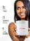 A person smiling and holding a container labeled plantyou. Text on the image highlights features: essence of berry, reusable jar with first order, and smooth and easy to swallow.