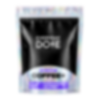 A blurred image of a product package with a black center and shiny, iridescent edges. The text on the package is not clearly readable due to the blur.