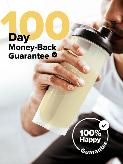 100 Day Money-Back Guarantee - Vanilla Organic Protein