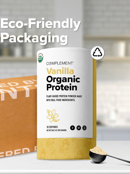 Ecofriendly Packaging - Vanilla Organic Protein