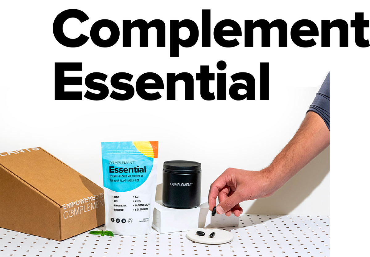 Love Complement Complement Essential - The Best Vegan Multivitamin for Plant-Based Eaters