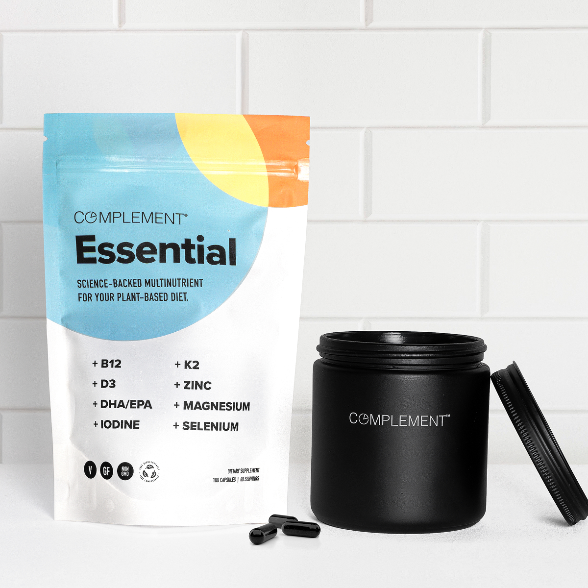 Complement Supplement Complement Essential - The Best Vegan Multivitamin for Plant-Based Eaters
