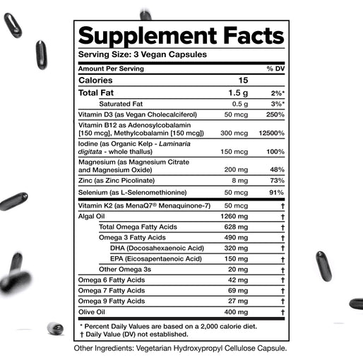 Complement Supplement Complement Essential - The Best Vegan Multivitamin for Plant-Based Eaters