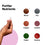 A hand holds a white capsule next to nutrient names and textures: Boron, Iron, Copper, Inositol, Folate, and Choline. The text ForHer Nutrients appears at the top left on a white background.