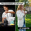 A man makes a smoothie with Complements COMPLEMENT® Strongevity Stack in the kitchen, while a smiling woman stands outside holding a mug. Text: The Foundation for Strength & Longevity.