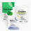 Complement’s COMPLEMENT® Energy Stack includes three supplement packages: Daily Green 5 (green and white, featuring nutrient-rich greens), Creatine (white, supports energy and brain health), and Restore (white/purple).