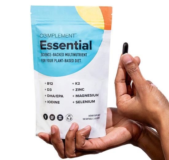 Complement Supplement Complement Essential - The Best Vegan Multivitamin for Plant-Based Eaters