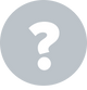 A large, white question mark centered on a circular gray background.