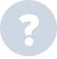A grey circle with a white question mark in the center, set against a light blue background.