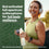 Smiling woman wearing headphones holding a drink, with text promoting gut-activated sulforaphane for full-body resilience from Complement Sulfora.
