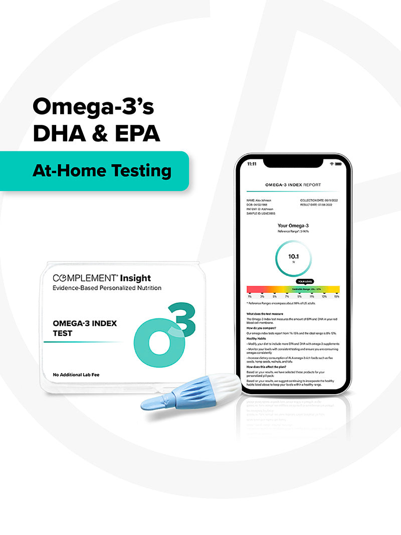 At-Home DHA/EPA Omega-3 Index Blood Test Kit – Complement